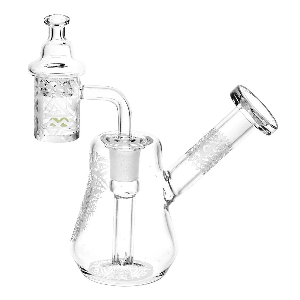 Compact Travel Etched Dab Rig Set
