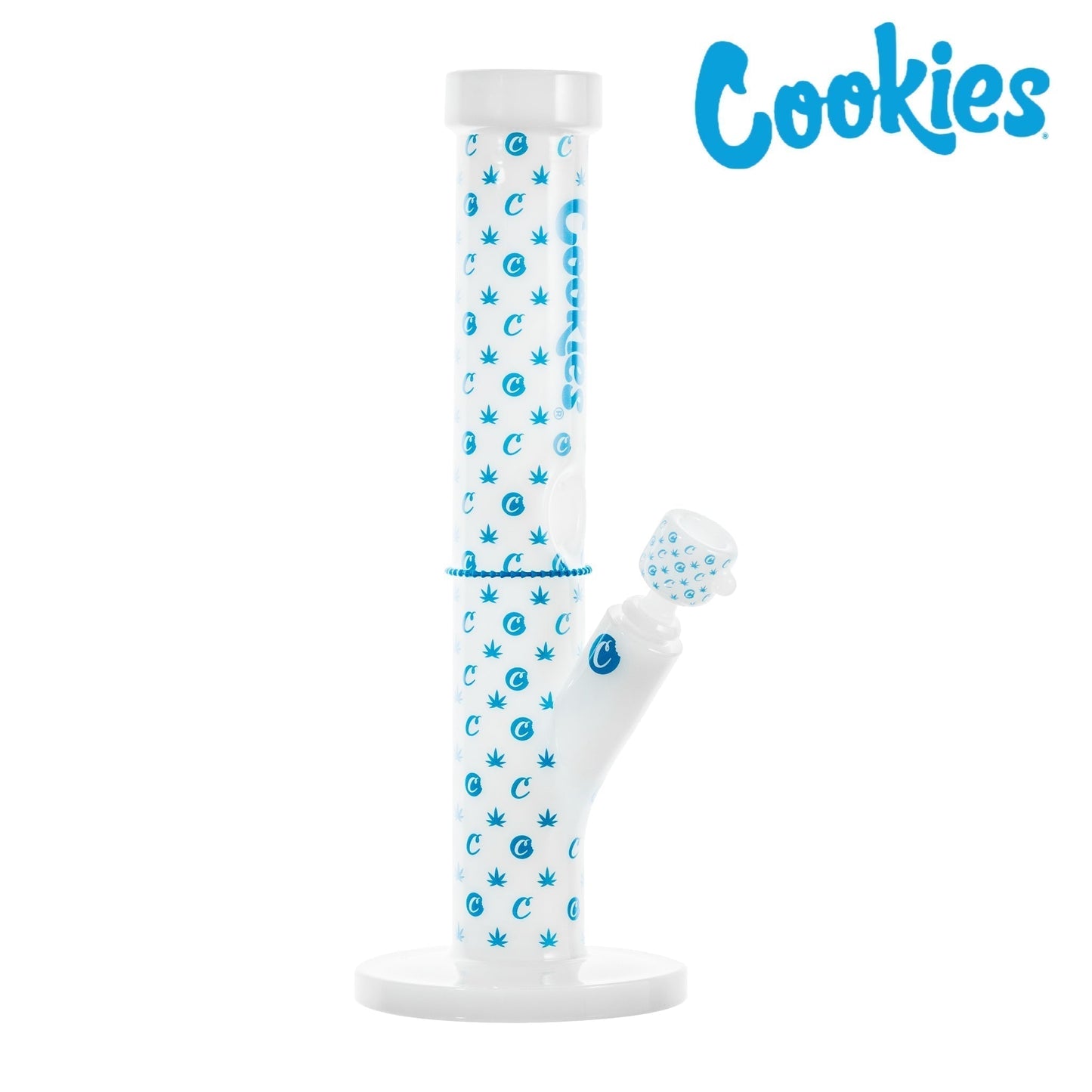 Cookies V Straight Tube Bong - 14in