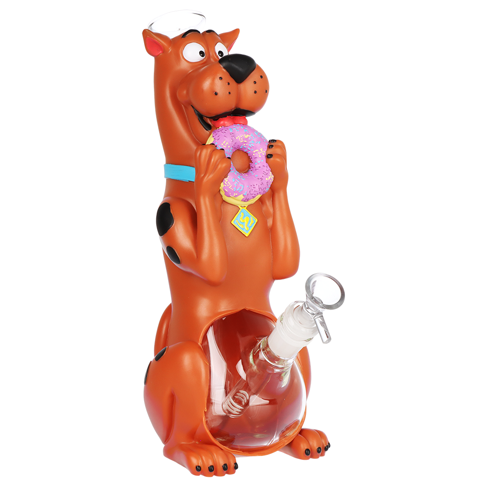 Doggie Snacks Glass & Vinyl Water Pipe | 10.75" | 14mm F