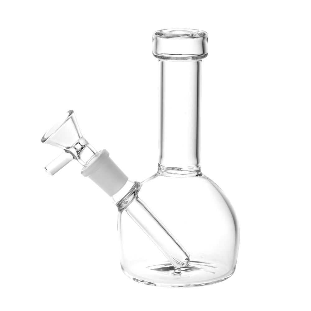 Mini Dome Base Glass Beaker Water Pipe | 5.25" | 14mm F | Clear