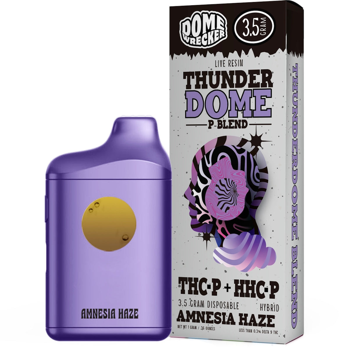Dome Wrecker Thunder Dome Live Resin P-Blend Vaporizer - 3500mg