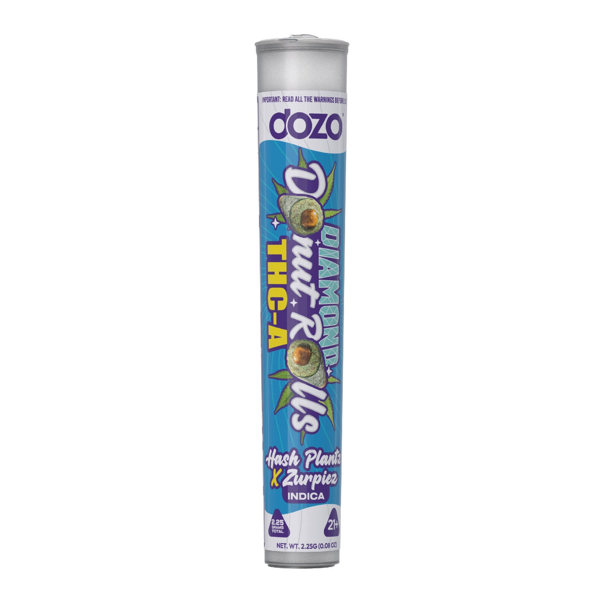Dozo Diamond THC-A Donut Rolls - 2.25g