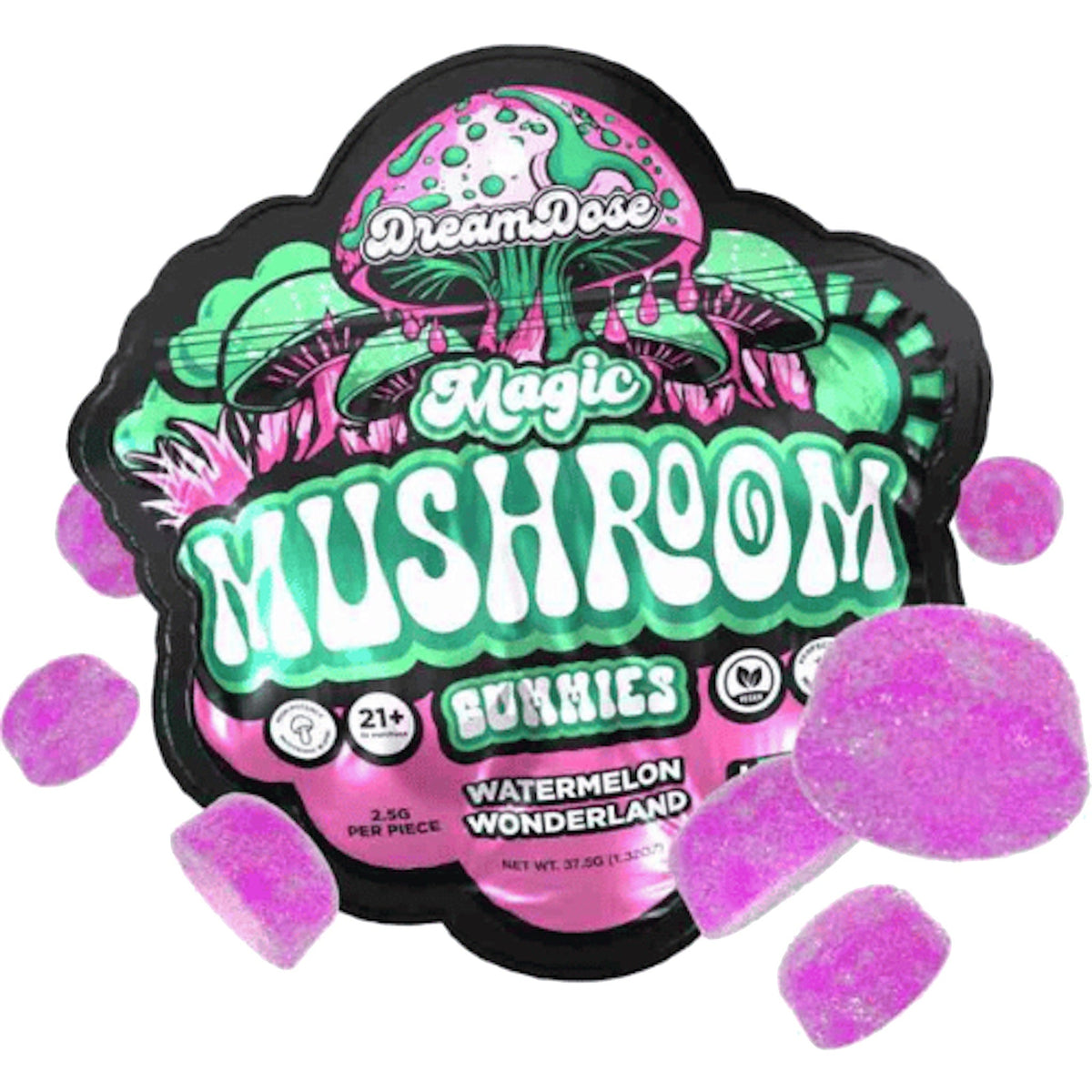 Dream Dose Watermelon Whirlwind Mushroom Gummies