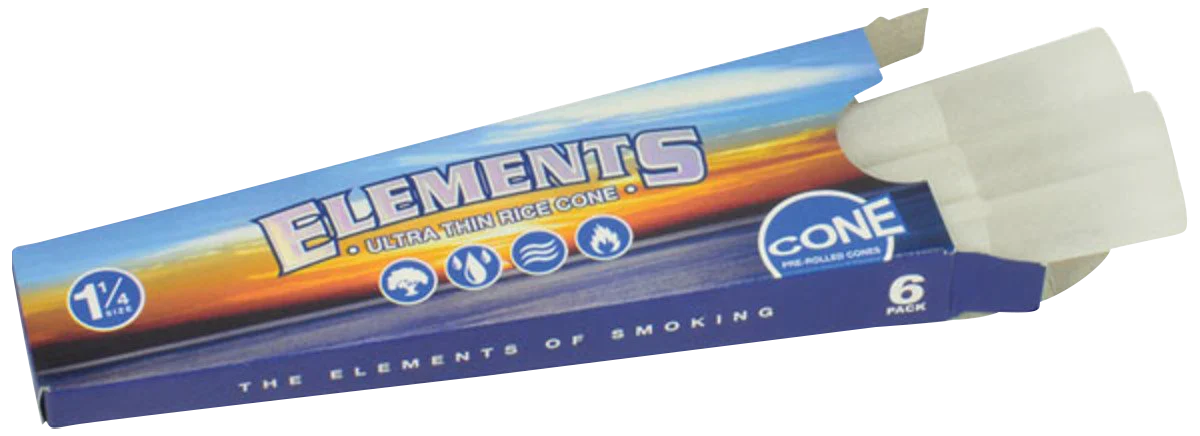 Elements 1 ¼" Prerolled Cones - 30 Pack