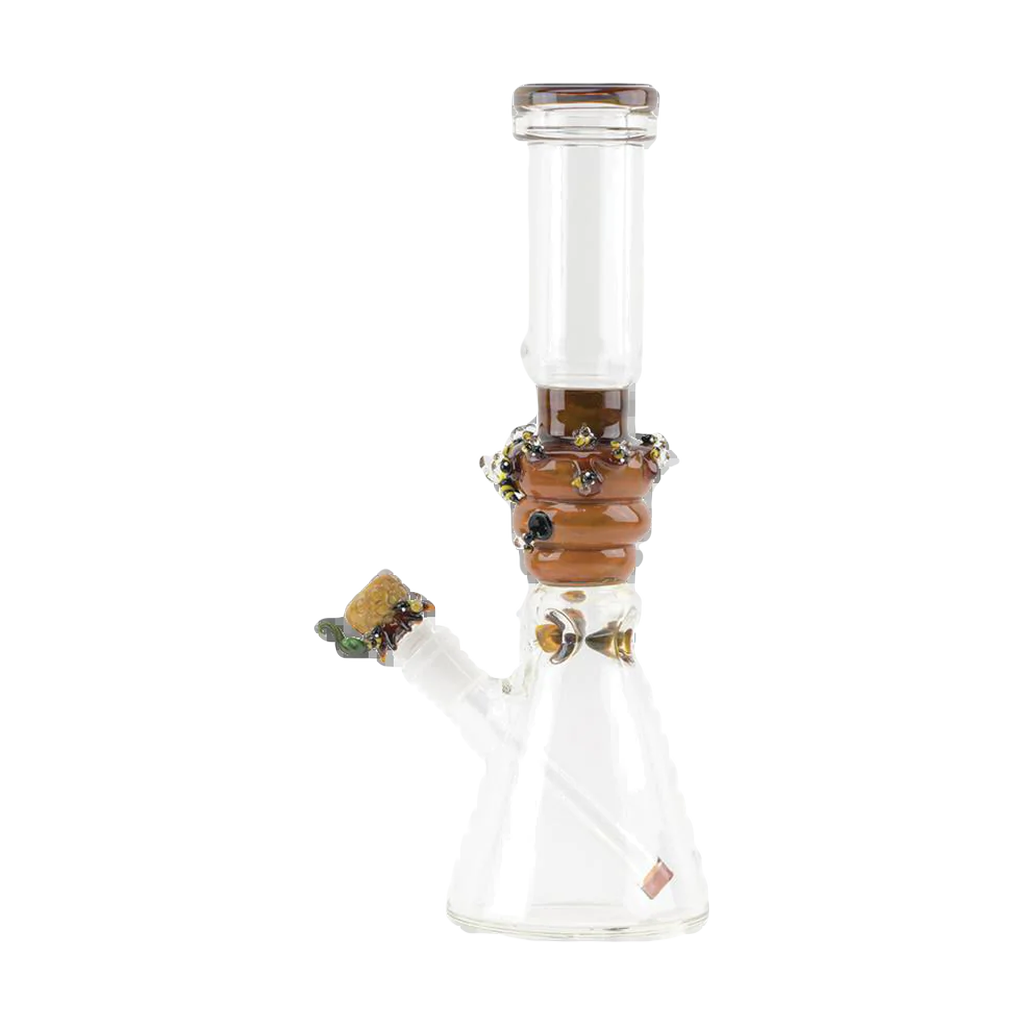Empire Glassworks Beaker Water Pipe - Save the Bees