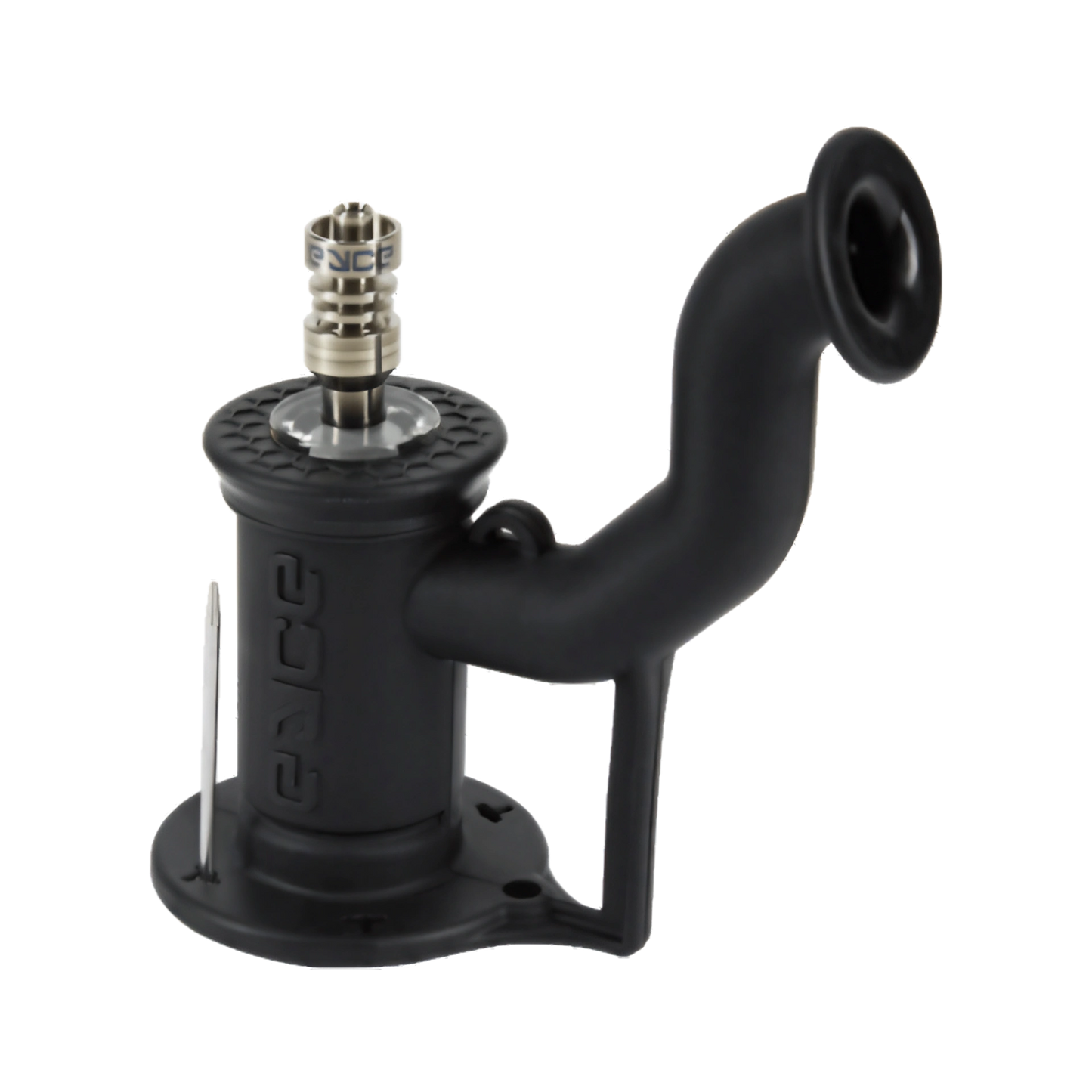 Eyce Rig II Durable Silicone Dab Rig with Titanium Nail & Built-In Storage