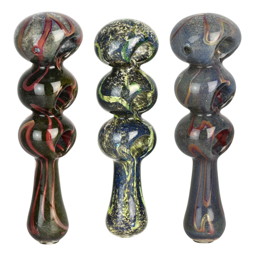 Fermion Skin Triple Bowl Spoon Pipe