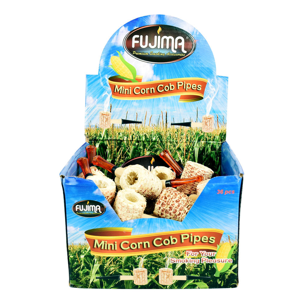 Fujima Mini Corn Cob Pipe - 36 Pack