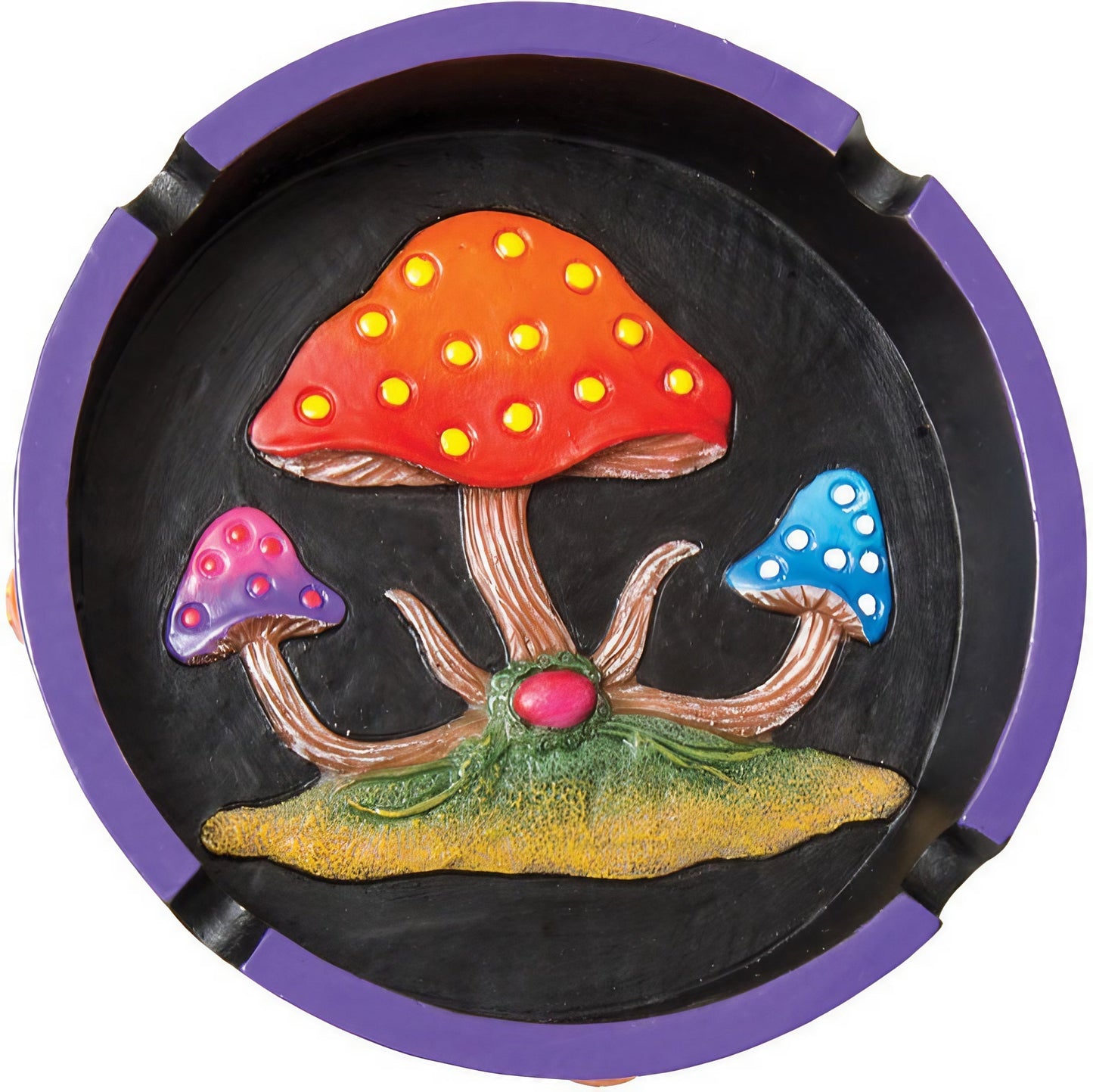Fujima Mushroom Round Ashtray - 8 Pack Display