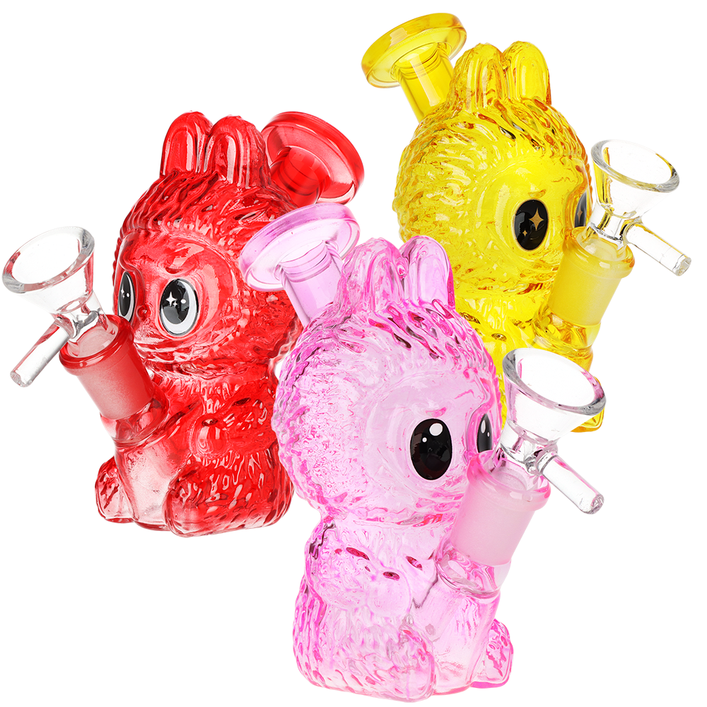 Funny Animal Glass Water Pipe | 4.5" | 14mm F | Colors Vary