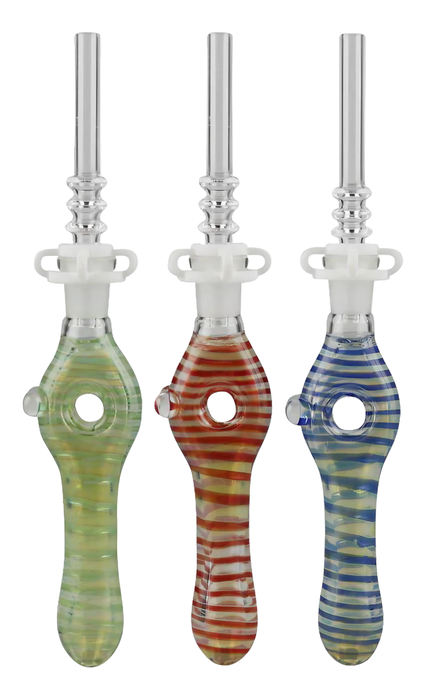 Glass Donut Dab Straw Nectar Collector