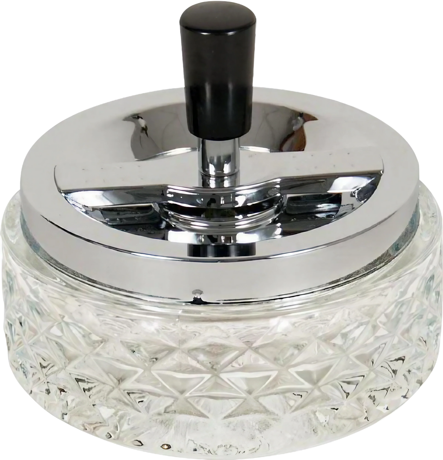 Glass Spinning Ashtray