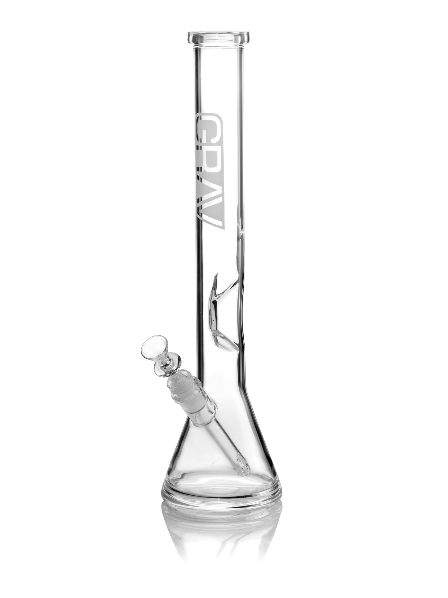 GRAV Large, Clear Beaker Base Water Pipe