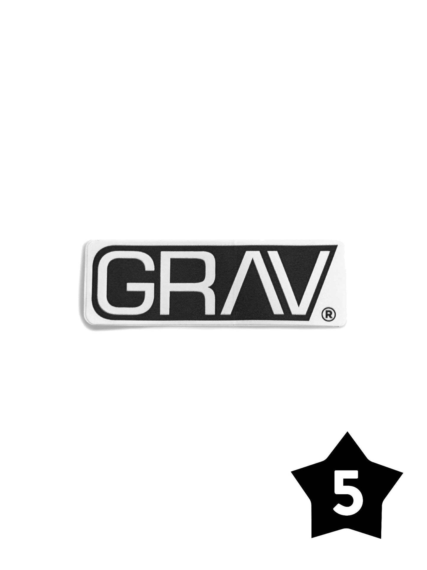 GRAV Colorful Decal Sticker Pack - 5pcs for Laptops, Cars & More