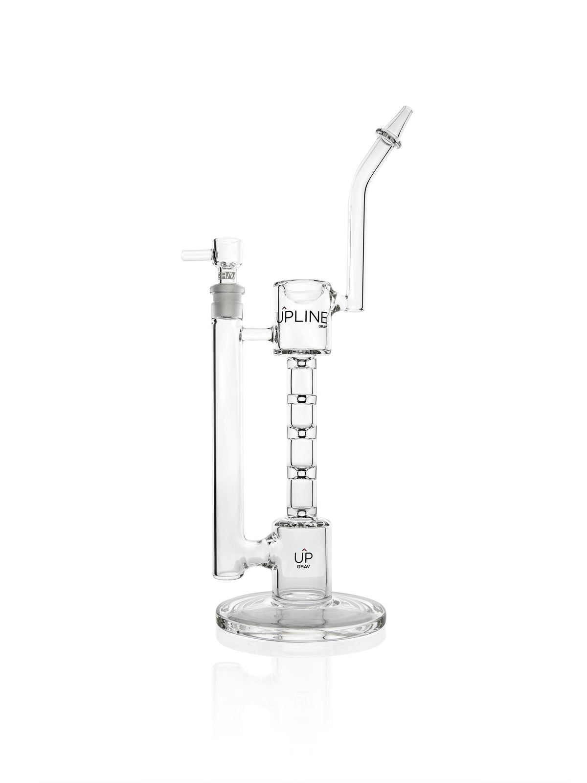 GRAV Upline 12" Ladder Perc Water Pipe with Octobowl