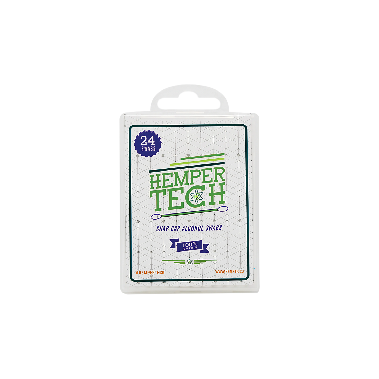 Hemper Tech Snapcap Alcohol Swabs