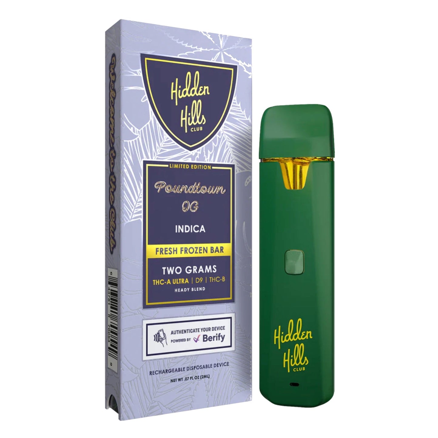 Hidden Hills Fresh Frozen THC-A Device - 2000mg