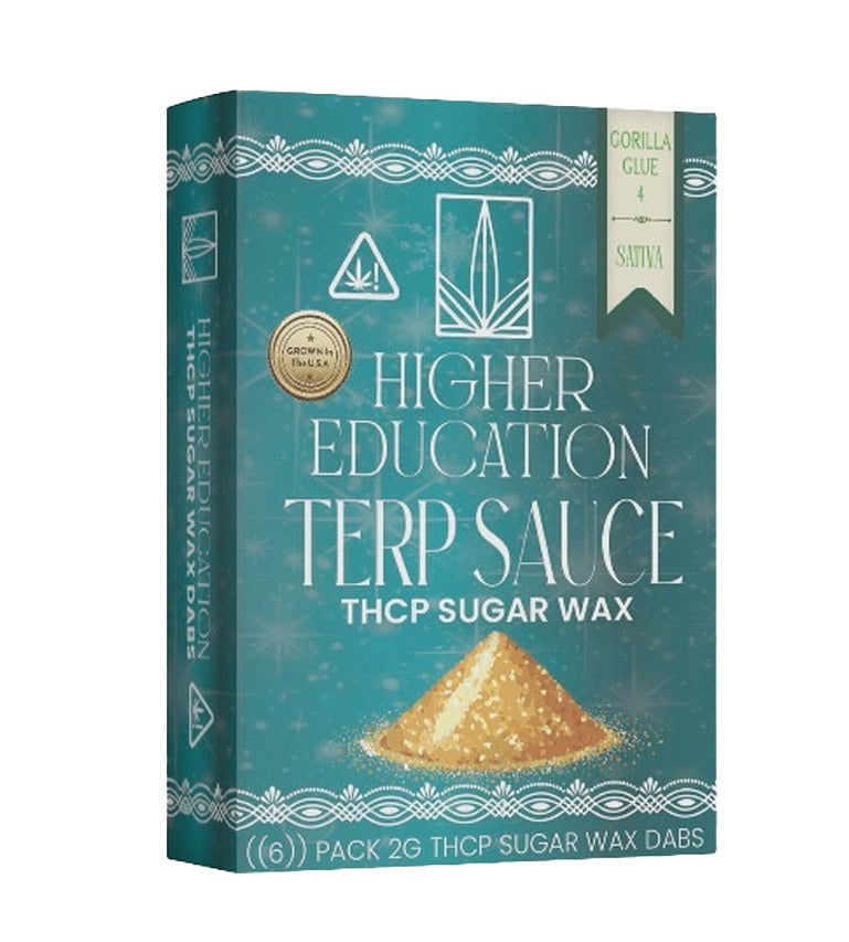Higher Education Terp Sauce THC-P Sugar Wax Dabs - 2g