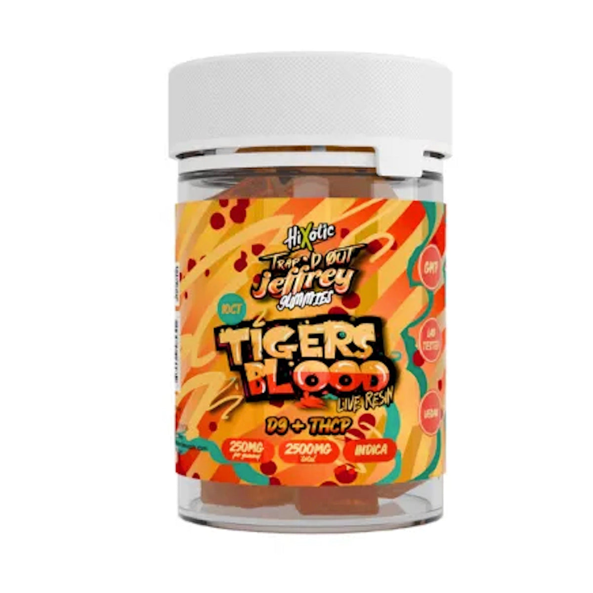 Hixotic Trapd Out Jeffrey Gummies - 2500mg