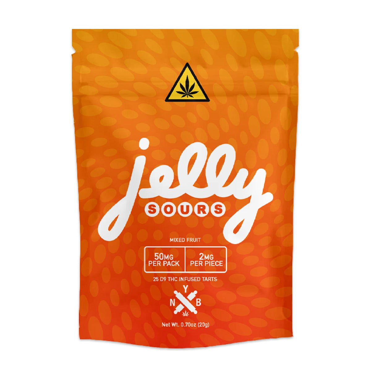 Jelly Delta 9 Sour Tarts - 50mg