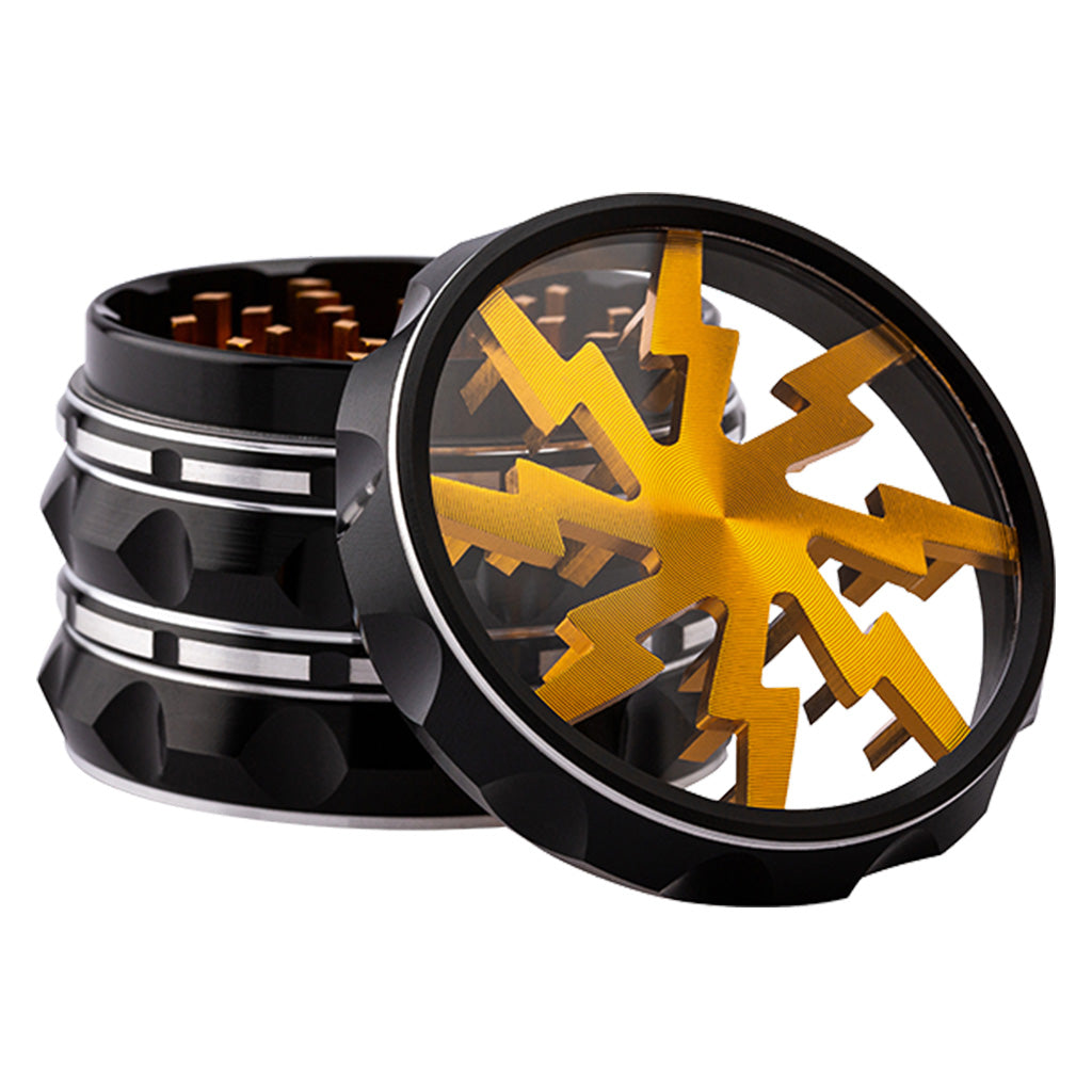 Kozo Lightning Window 2.5" 4-Piece Metal Grinder