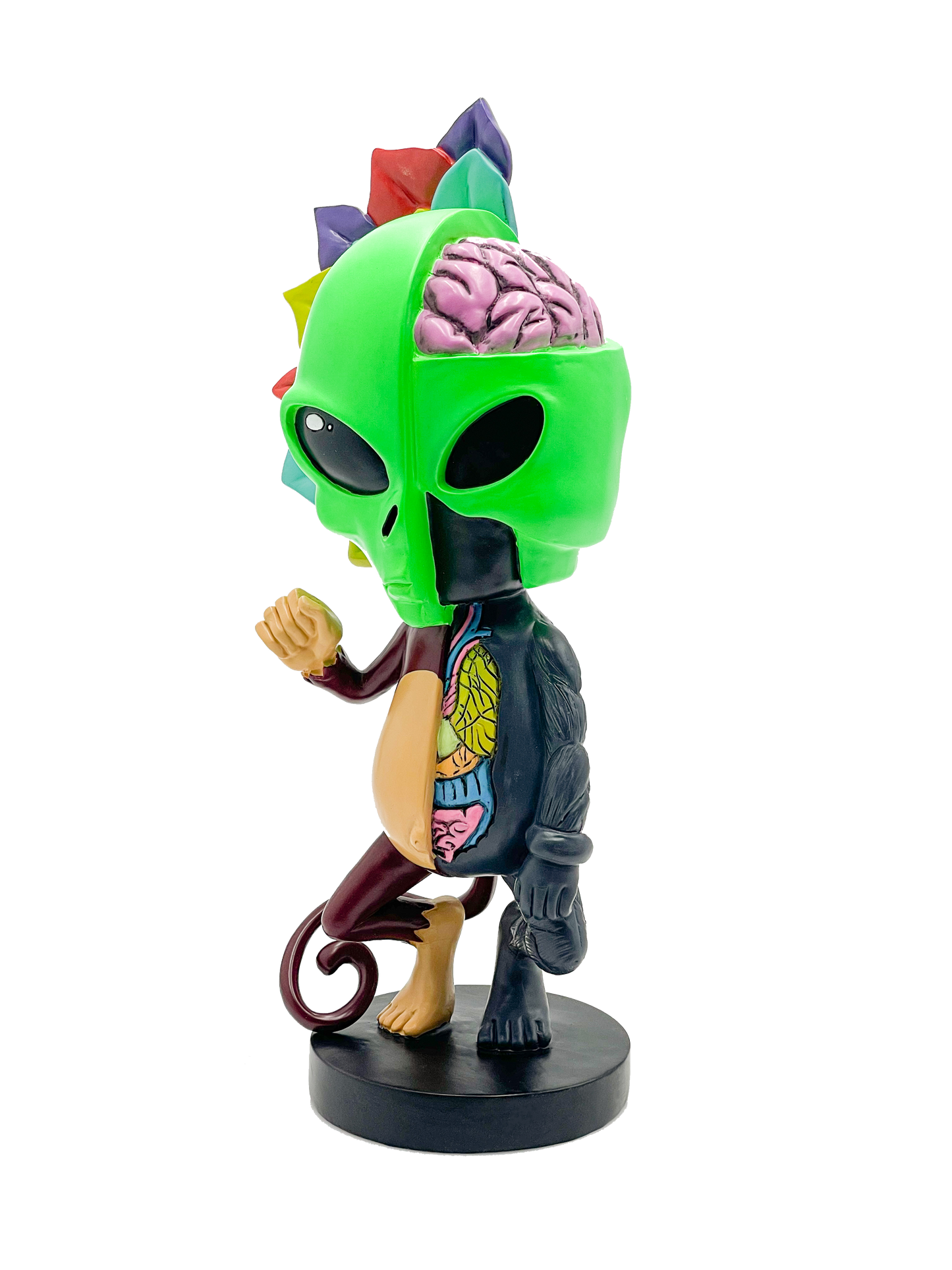 AFM Limited Edition 12" Hand-Painted Skeletal Monkey Figure - Collectors Item