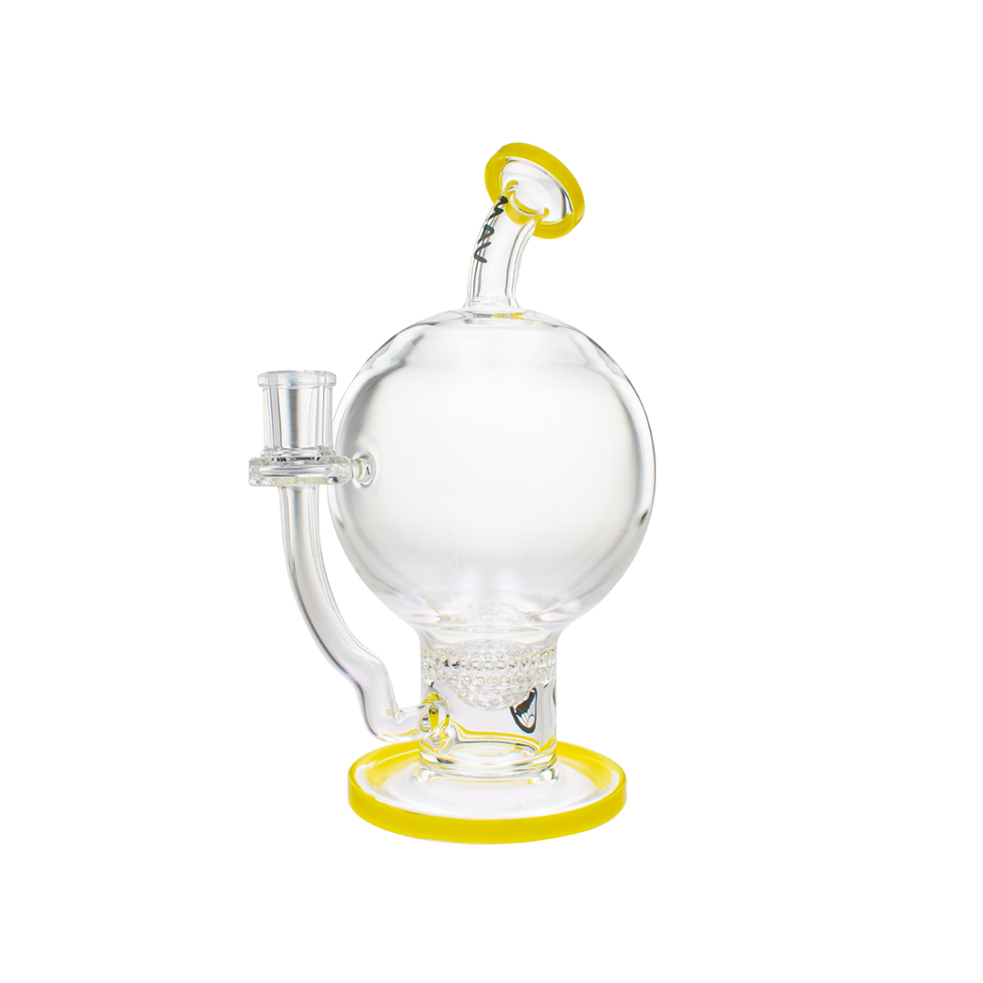 MAV Glass 7" Honey Globe Dab Rig with Honeycomb Perc & Dewar's Joint