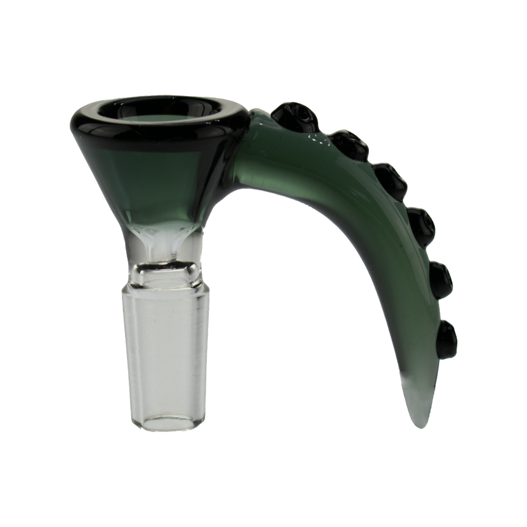 MAV Glass Black 14mm Octopus Tentacle Bowl