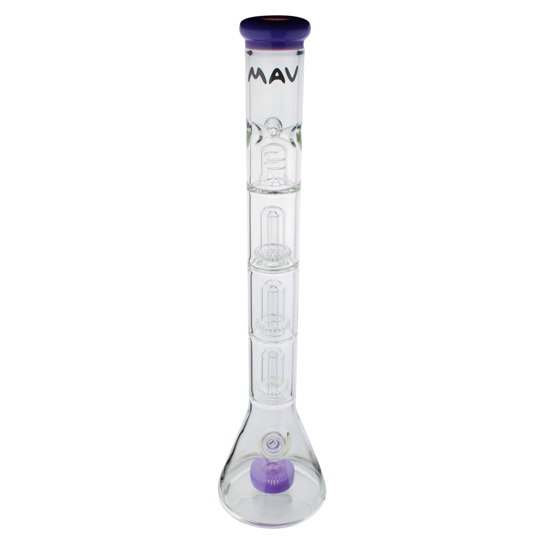 MAV Glass Triple Slitted Puck To Ufo Beaker