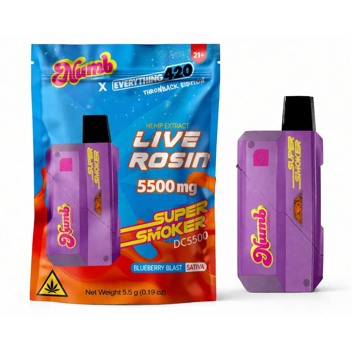 Numb x Omeweed Super Smoker Device - 5500mg