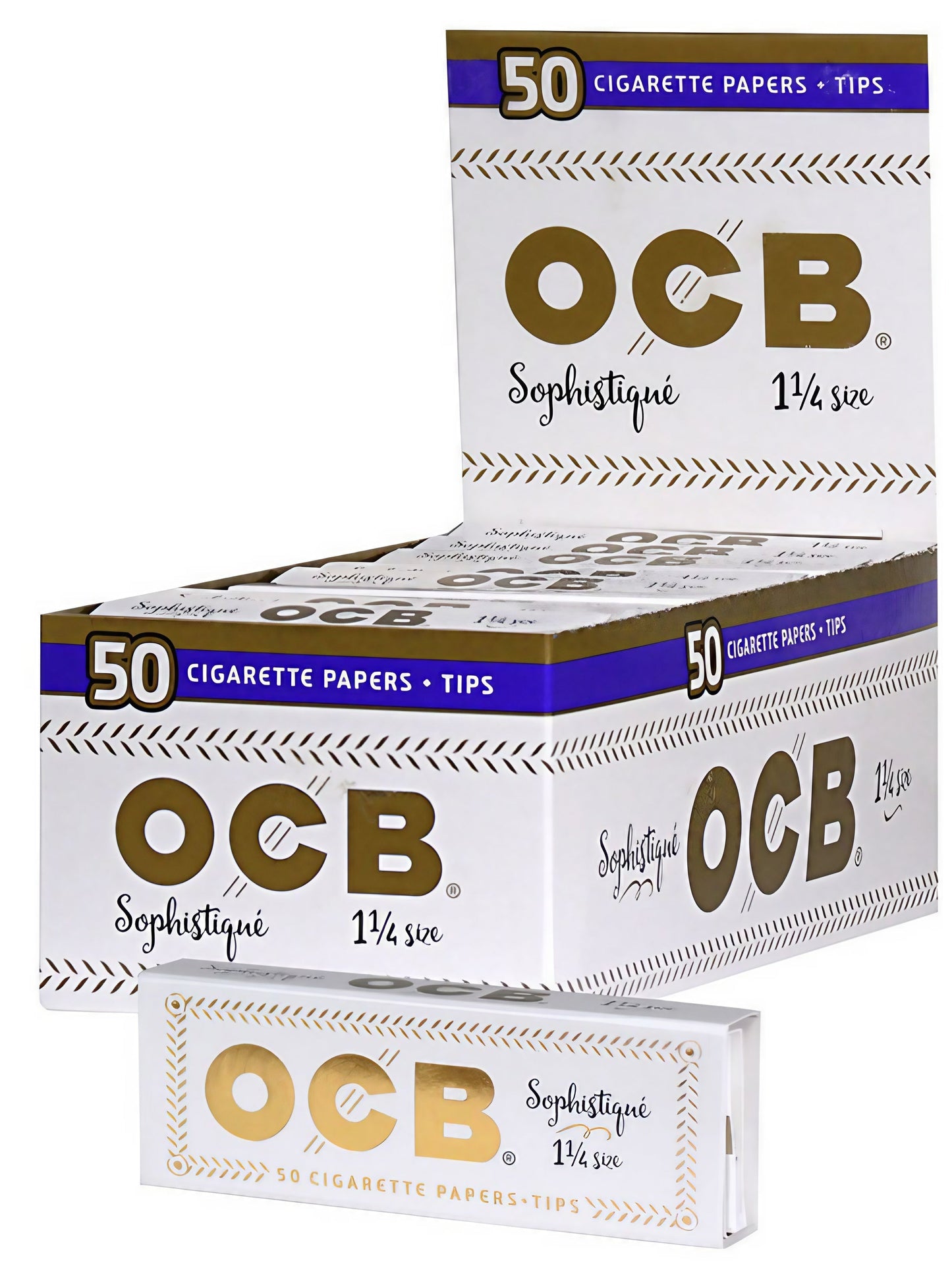 OCB Rolling Papers & Tips - 24 Pack
