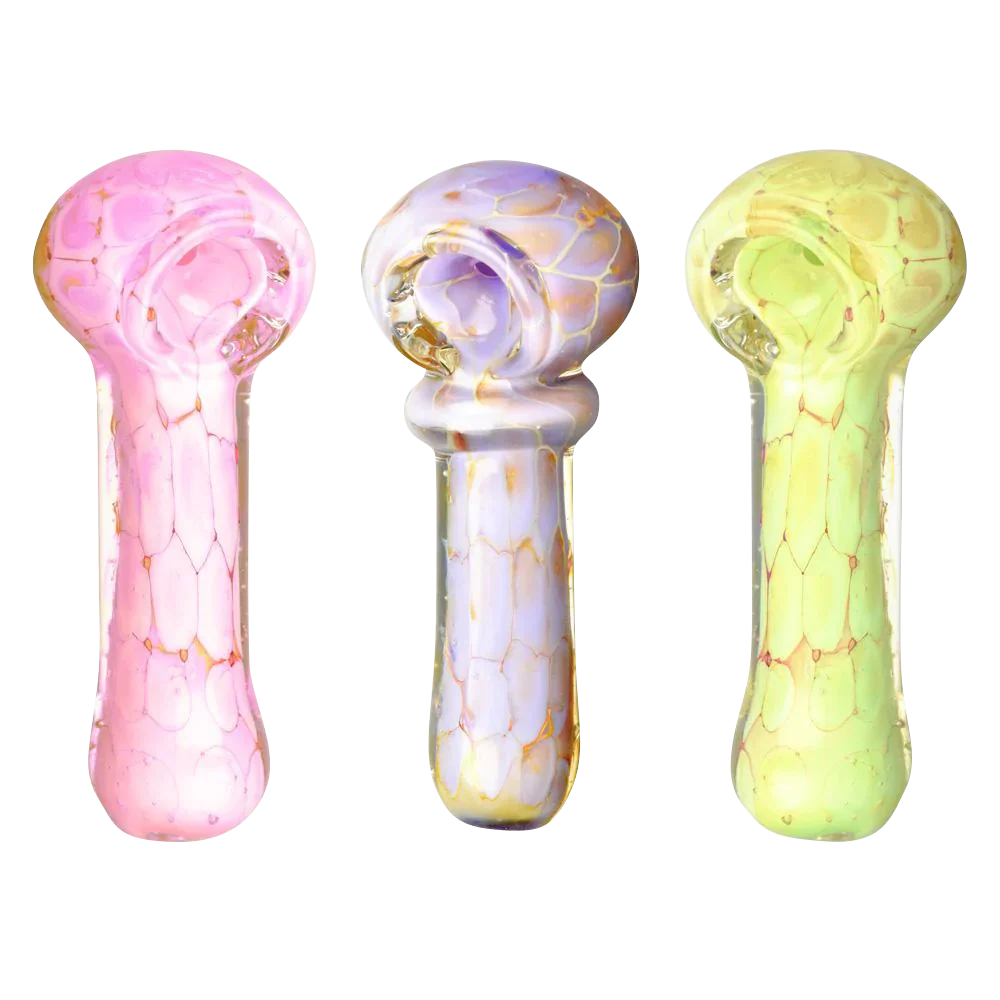 Pastel Turtle Shell Spoon Pipe