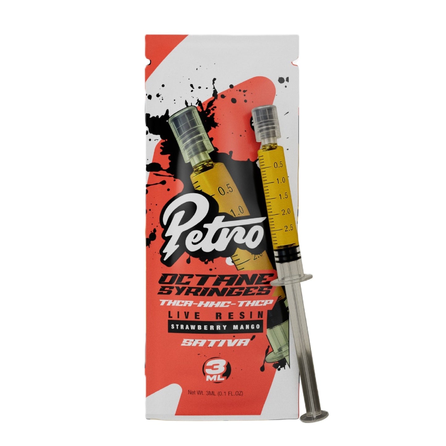 Petro Octane THC Live Resin Syringes - 3000mg