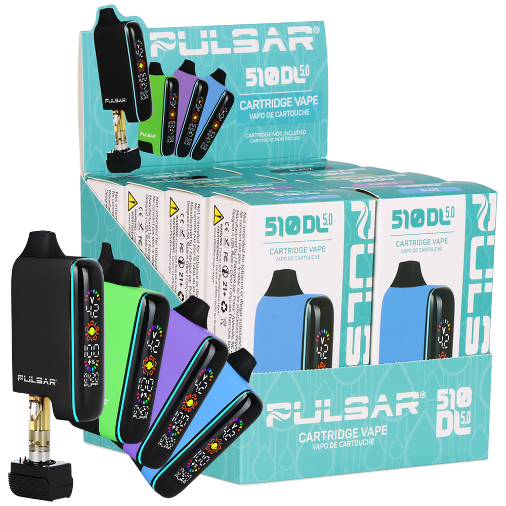 Pulsar 510 DL 5.0 Precision Voltage Control LCD Screen Vape Bar | 1000mAh
