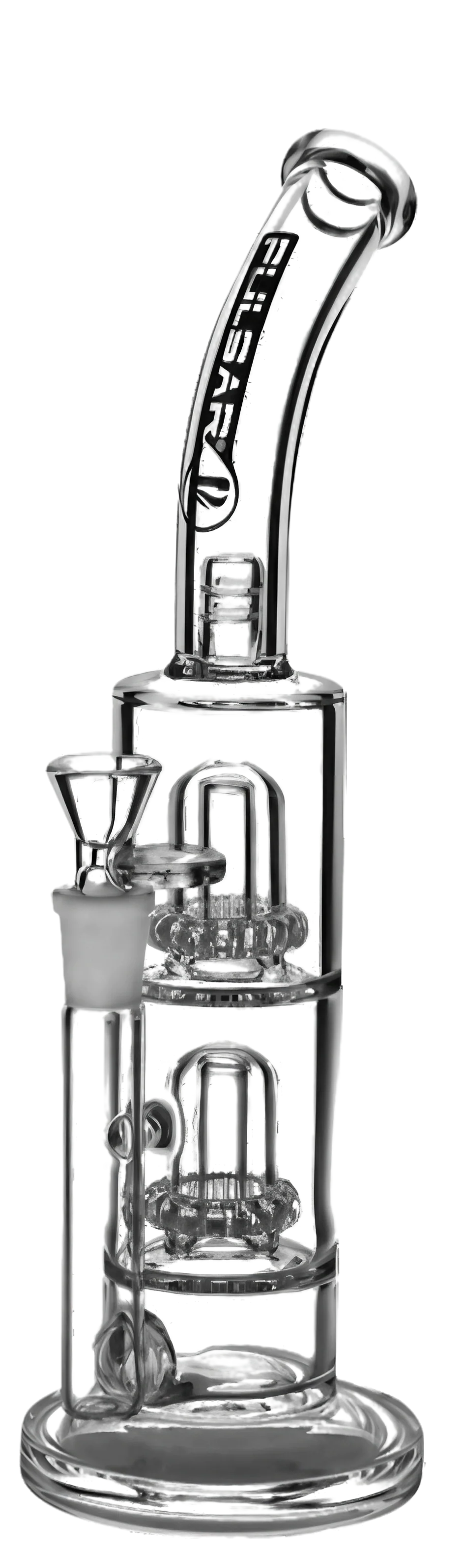 Pulsar "Abe Lincoln" Double Domed Showerhead Perc Bong