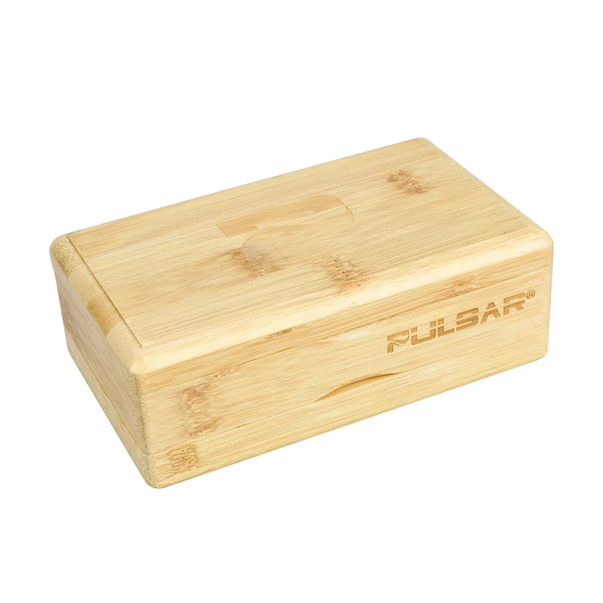 Pulsar Bamboo Pollen Sifter Box with Magnetic Lid & Glass Tray
