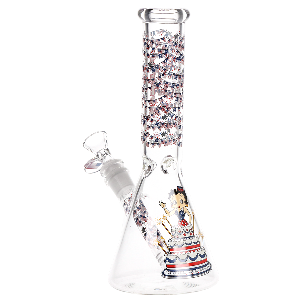 Pulsar Betty in Cake Beaker Glass Water Pipe | 9.75" | 14mm F