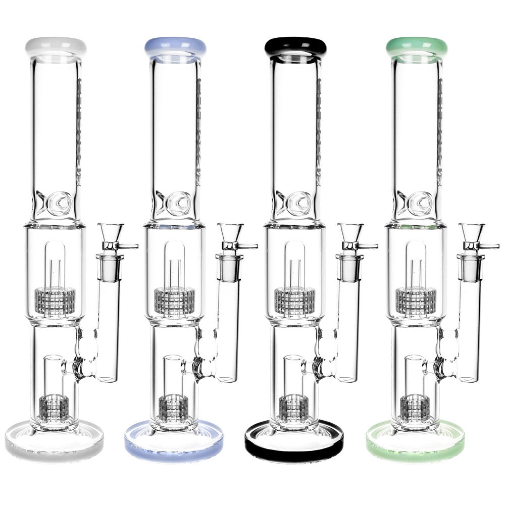 Pulsar Borosilicate Water Pipe | 16.5" | 19mm Female | Colors vary