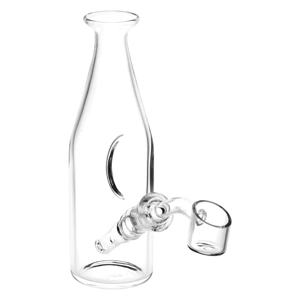 Pulsar Bottle Style Glass Rig with Angle Cut Banger