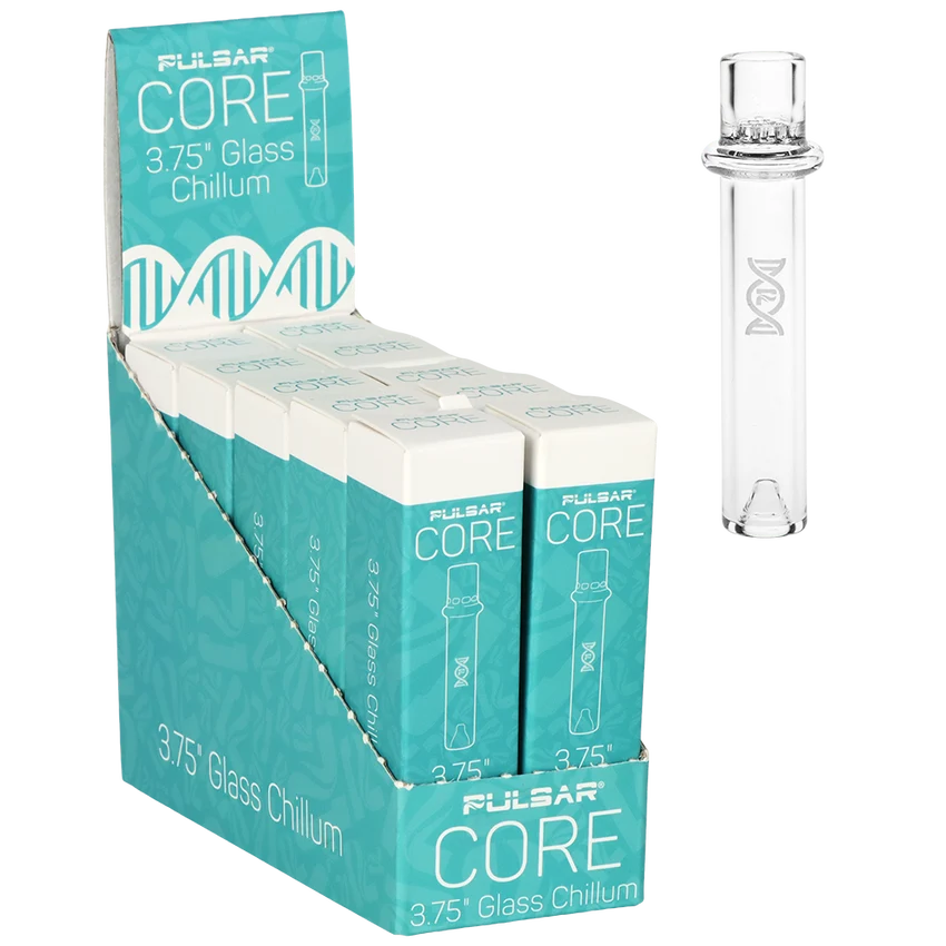 Pulsar CORE Glass Chillum | 3.75" | 10ct Display