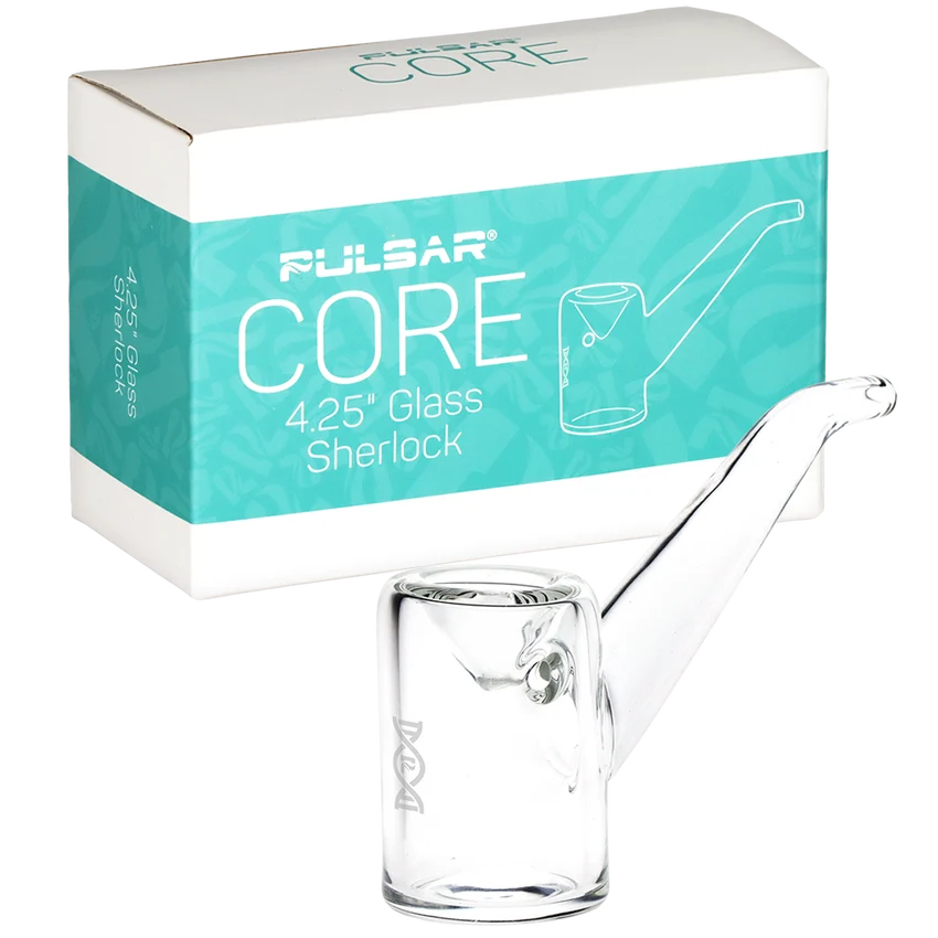 Pulsar CORE Sherlock Glass Hand Pipe | 4.25"