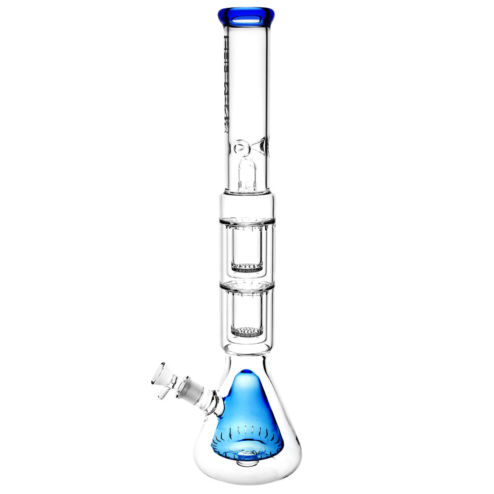 Pulsar Double Inverted Showerhead Perc Beaker Bong