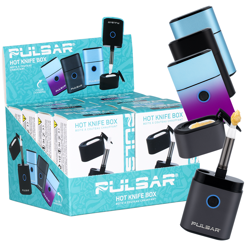Pulsar Hot Knife Box 2-in-1 Heated Loading Tool & Dab Container | 650mAh