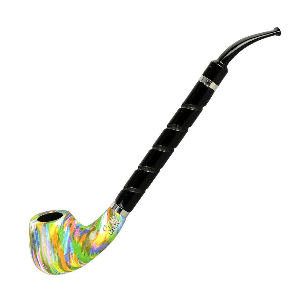 Pulsar Shire Pipes Bent Brandy Rainbow Pipe