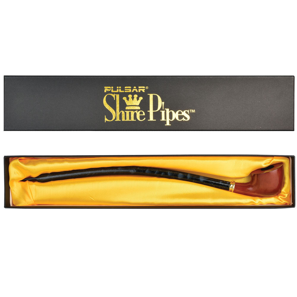 Pulsar Shire Pipes The Craic | Smooth Dublin Churchwarden Wood Pipe | 15”