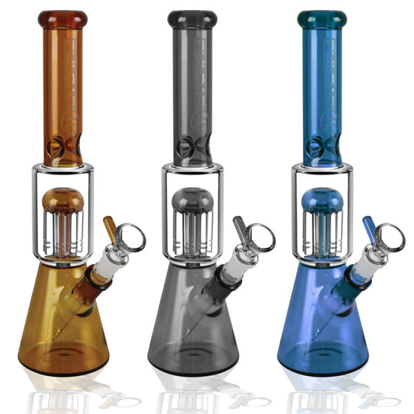 Pulsar Tree Perc Beaker Waterpipe - 11.5" - Assorted Colors