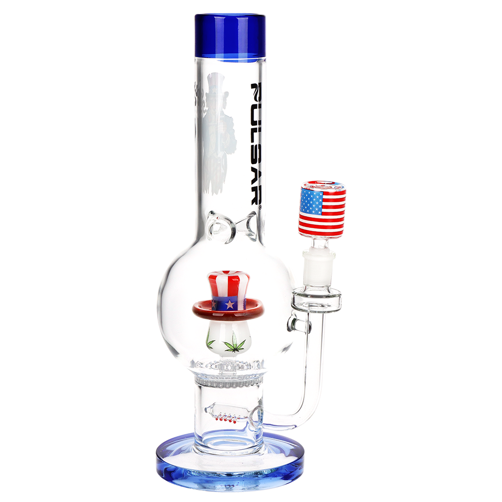Pulsar USA Top Hat Bubble Base Glass Water Pipe | 13.25" | 14mm F