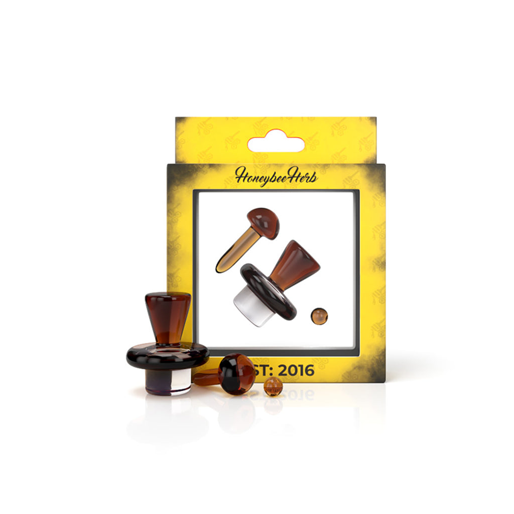 Honeybee Herb Pristine Glass Terp Slurper Set with Auto Spin Cap