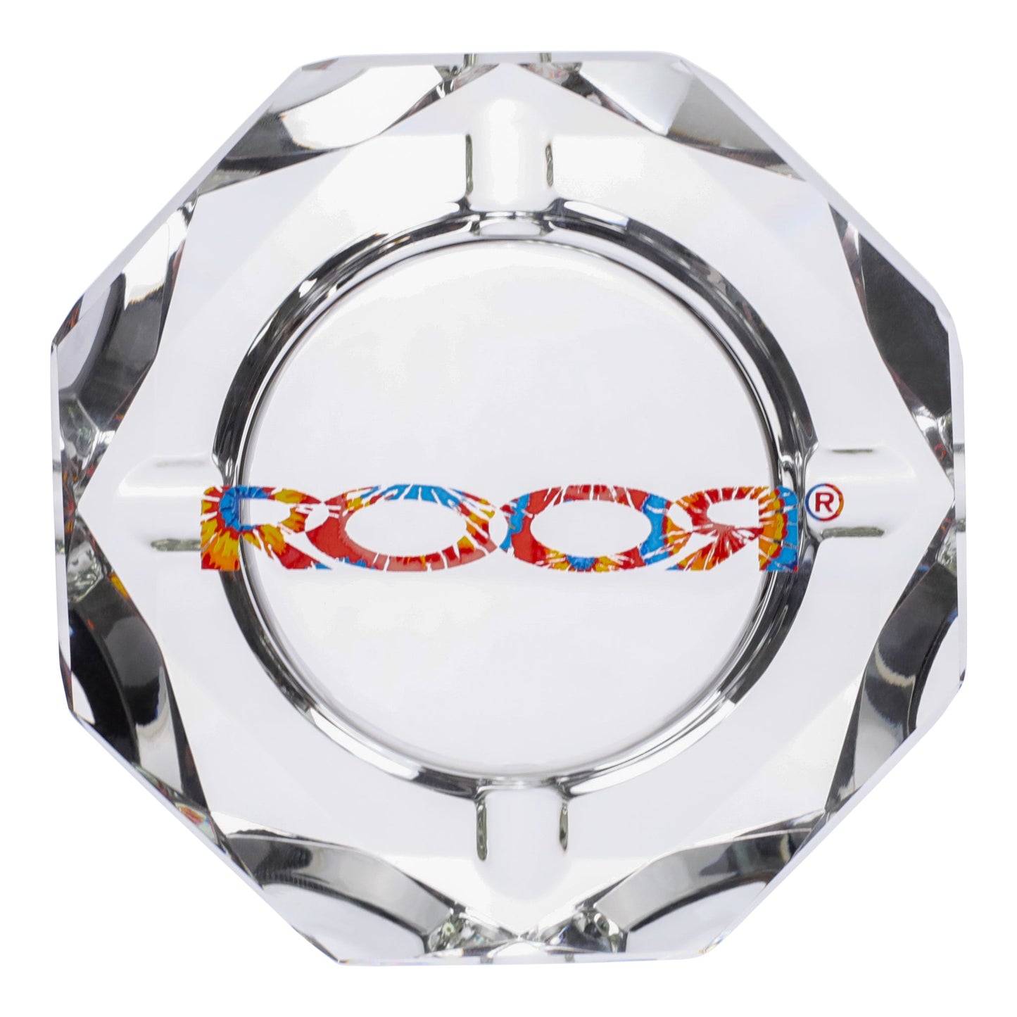 ROOR Crystal Cut Glass Ashtray