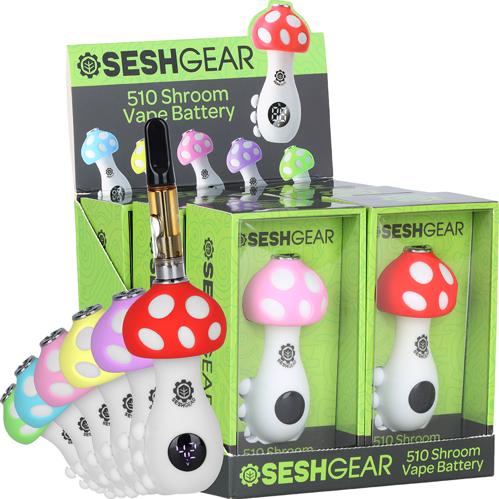 SeshGear Mushroom 510 Vape Battery | 550mAh